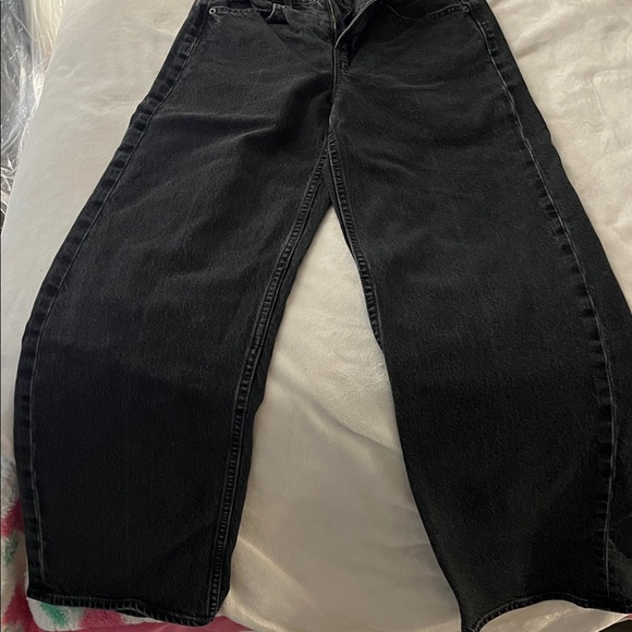 Women’s wide leg high waisted jeans - Picture 2 of 3